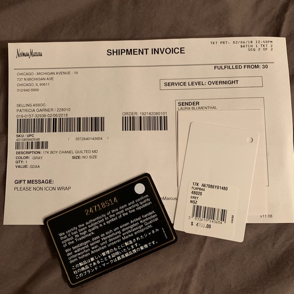 SOLD Chanel Old Medium Lambskin Quilted Boy Bag - Picture 8 of 8